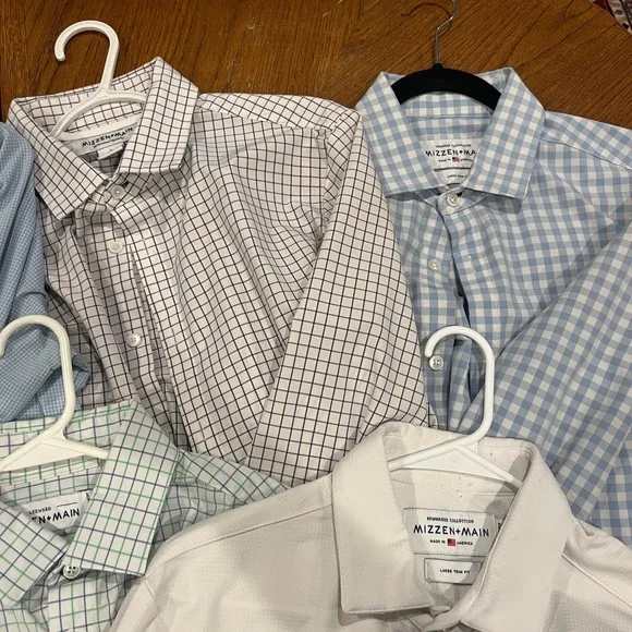 9 Mizzen+Main Dress Shirts - Picture 5 of 8